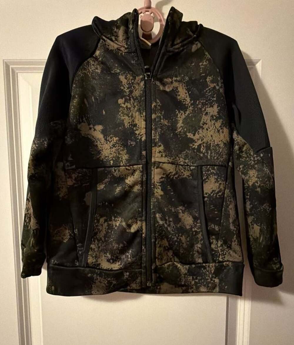 Old Navy Techie Fleece Hoodie Size XS (5) Camo Zip-Up